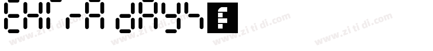 Extra days字体字体转换